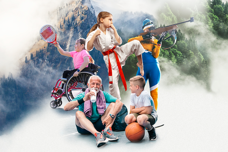 La populaziun grischuna fa differents sports